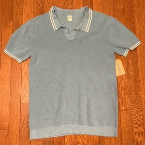 Thereabouts Boys XL(18-20) Pullover Polo Shirt In Blue Heather | NWT